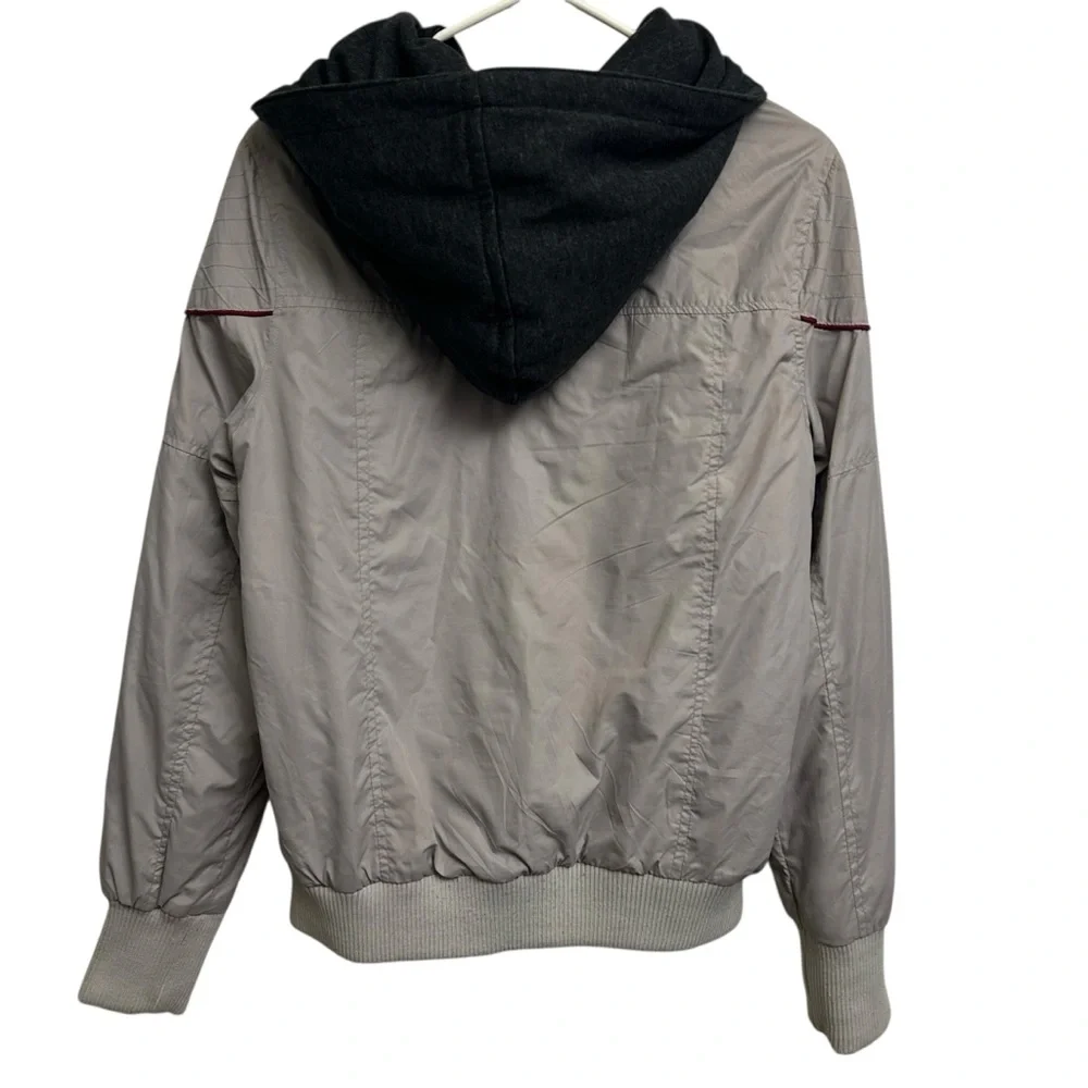 Roxy Gray Bomber Jacket - Picture 4 of 9